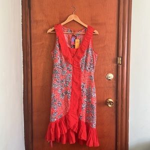 Fun Tory Burch size 10 lined dress. This is a beauty!!